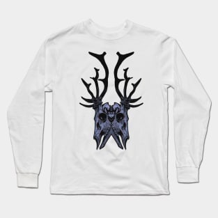 Stag Symmetry Skulls Long Sleeve T-Shirt